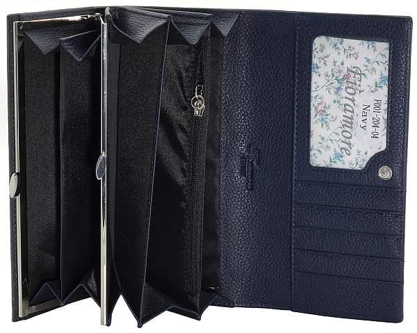 Кошелек fioramore f001-204-04 fioramore синий FIORAMORE, Артикул: F001-204-04 фото №1