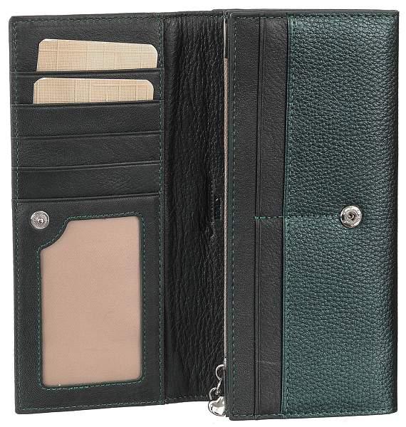 Кошелек fioramore f008-177-17 fioramore зелёный FIORAMORE, Артикул: F008-177-17 фото №1