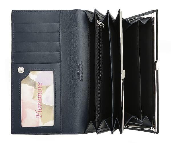 Кошелек fioramore f001-163-33 fioramore синий лак FIORAMORE, Артикул: F001-163-33 фото №1