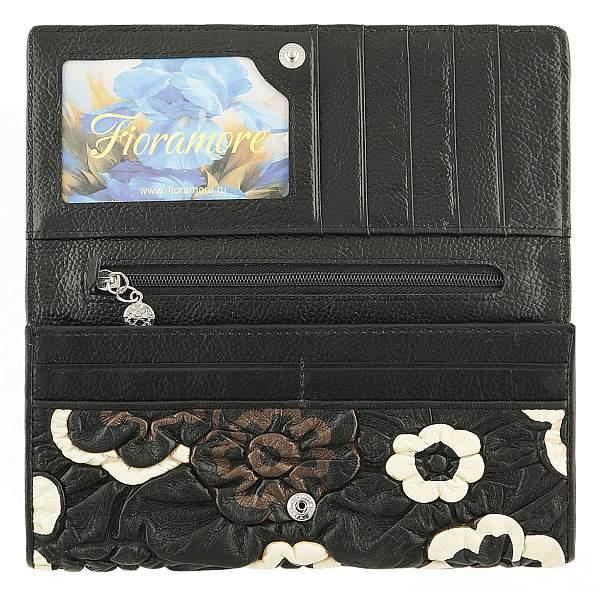 Кошелек fioramore 9112-07 fioramore чёрный FIORAMORE, Артикул: 9112-07 фото №1