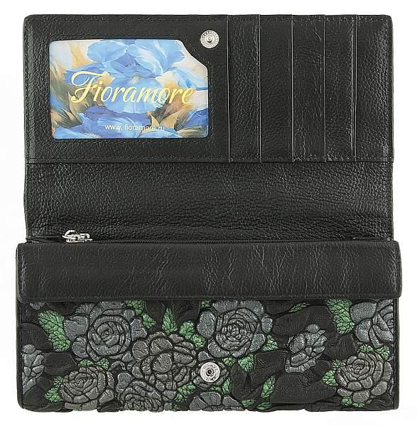 Кошелек fioramore 9113a-17 fioramore чёрный FIORAMORE, Артикул: 9113A-17 фото №1