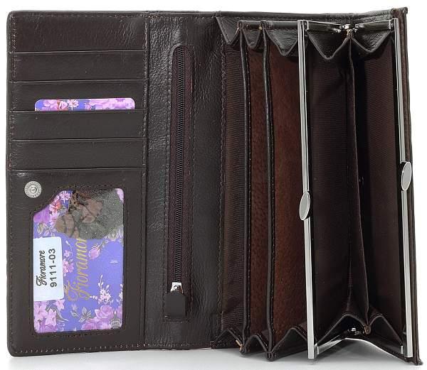 Кошелек fioramore 9111-03d fioramore коричневый FIORAMORE, Артикул: 9111-03D фото №1