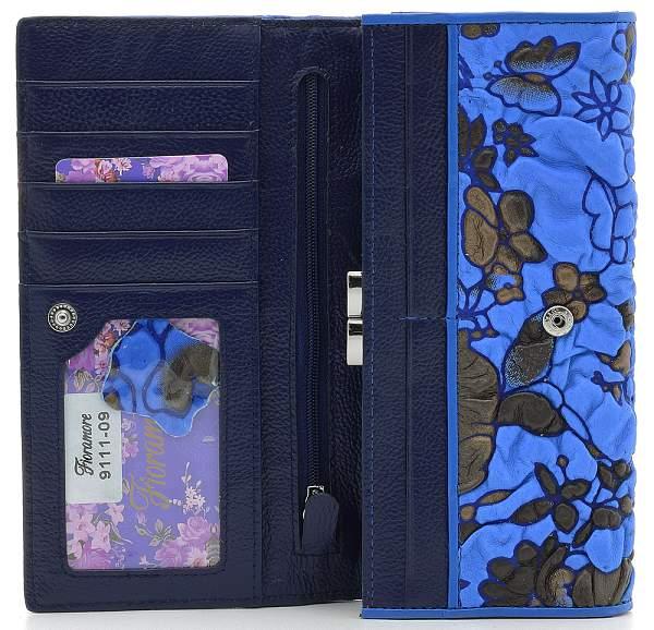 Кошелек fioramore 9111-09d fioramore синий FIORAMORE, Артикул: 9111-09D фото №1