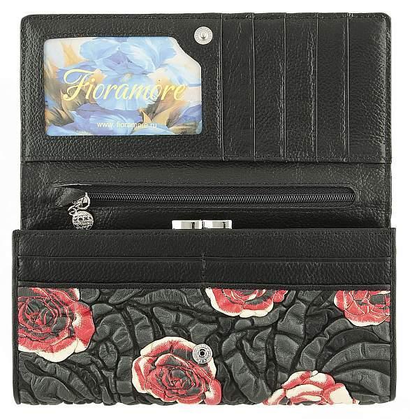 Кошелек fioramore 9111-03 fioramore чёрный FIORAMORE, Артикул: 9111-03 фото №1