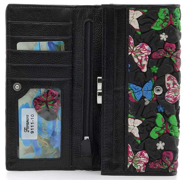 Кошелек fioramore 9111-10d fioramore чёрный FIORAMORE, Артикул: 9111-10D фото №1