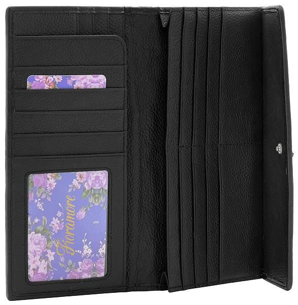 Кошелек fioramore арт. 3#448 fioramore чёрный FIORAMORE, Артикул: 3#448 фото №1