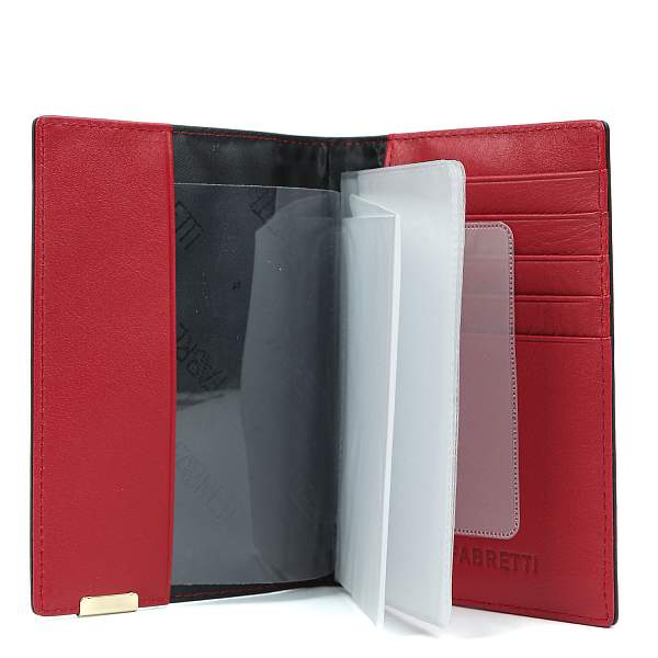 54019N-4 FABRETTI Обложка для документов жен. нат. кожа Fabretti, Артикул: 54019N-4 фото №1