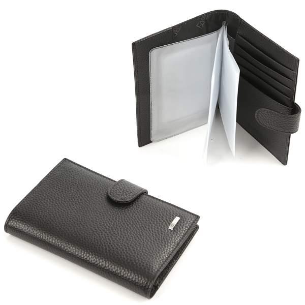 54022D-2 FABRETTI Обложка для документов муж. нат. кожа Fabretti, Артикул: 54022D-2 фото №1