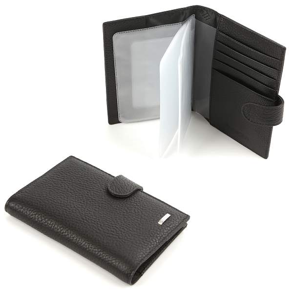 54022E-2 FABRETTI Обложка для документов муж. нат. кожа Fabretti, Артикул: 54022E-2 фото №1