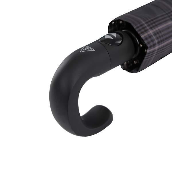 M-2002 Зонт муж. Fabretti, автомат, 3 сложения, клетка, ручка крюк Fabretti, Артикул: M-2002 фото №1