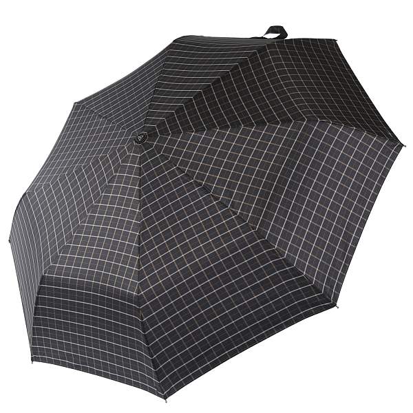 UGQ0005-8 Зонт муж. Fabretti, автомат, 3 сложения, клетка Fabretti, Артикул: UGQ0005-8 фото №1