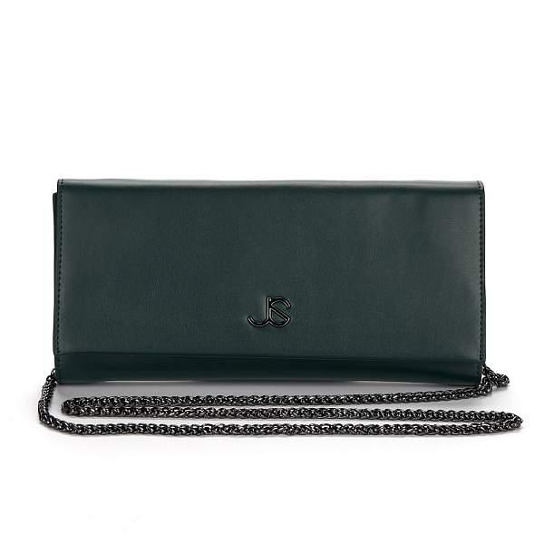 CG-6196-65 зеленый клатч женский (кожа) Jane's Story Jane's Story, Артикул: CG-6196-65 фото №1