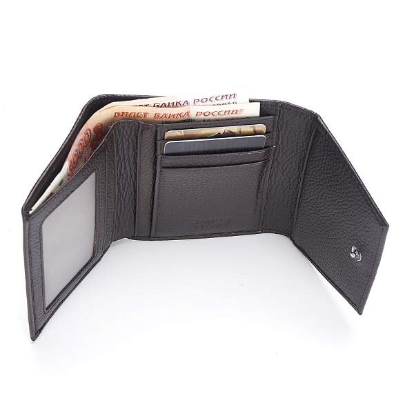 XF-6006-09 коричневый кошелек женский (кожа) Jane's Story Jane's Story, Артикул: XF-6006-09 фото №1