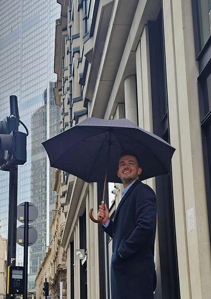 G851-3460 TonalHerringbone (Шеврон) Зонт мужской трость Fulton Fulton, Артикул: G851-3460 TonalHerringbone фото №1