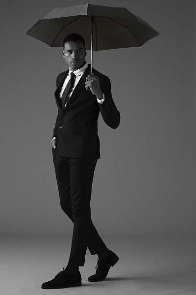 G853-3461 MonoHoundStooth (Гусиная лапка) Зонт мужской автомат Fulton Fulton, Артикул: G853-3461 MonoHoundStooth фото №1