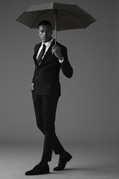 G853-3461 MonoHoundStooth (Гусиная лапка) Зонт мужской автомат Fulton Fulton, Артикул: G853-3461 MonoHoundStooth фото №1