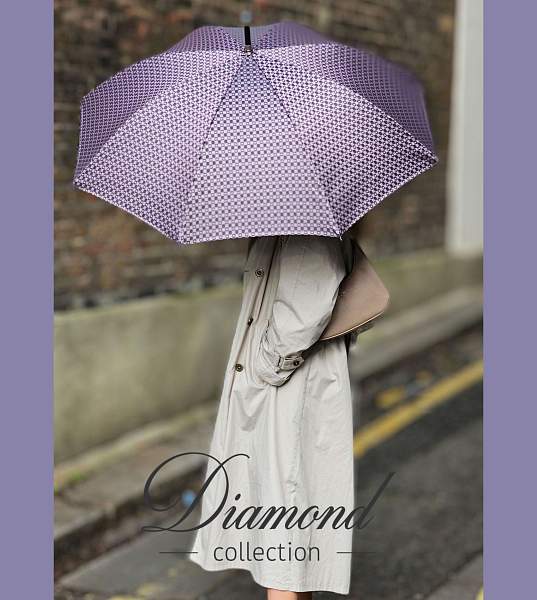 L850-3458 PinkFoulard (Розовый платок) Зонт женский трость Fulton Fulton, Артикул: L850-3458 PinkFoulard фото №1