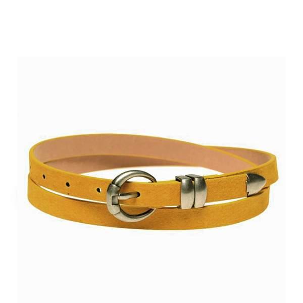 FB-1218-67 желтый ремень (кожа) Fancy's bag Jane's Story, Артикул: FB-1218-67 желтый фото №1