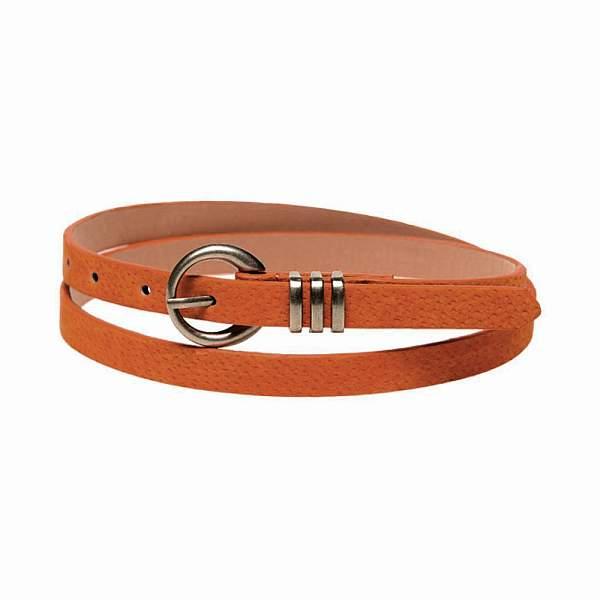 FB-1223-58 оранж. ремень (кожа) Fancy's bag Jane's Story, Артикул: FB-1223-58 оранжевый фото №1