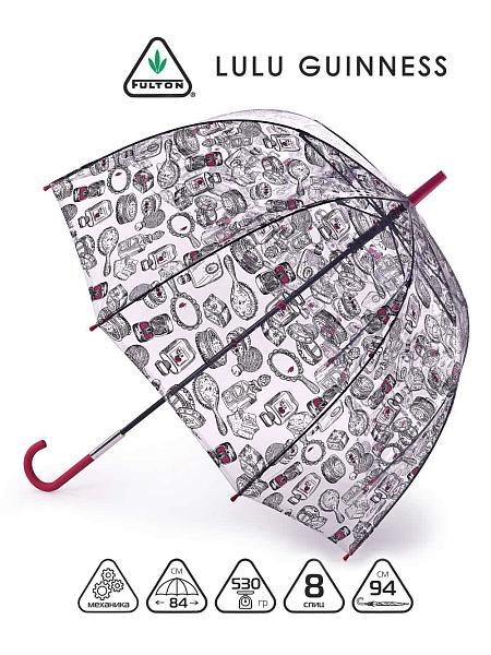 L719-3902 DressingTable (Дамские штучки) Зонт женский трость Lulu Guinness Fulton Fulton, Артикул: L719-3902 DressingTable фото №1