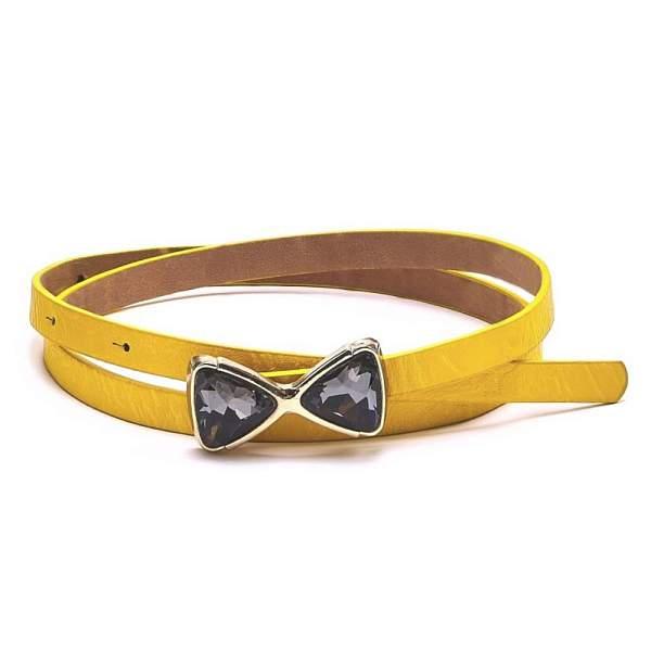 FB-1206-67 желтый ремень Fancy's bag Jane's Story, Артикул: FB-1206-67 желтый фото №1