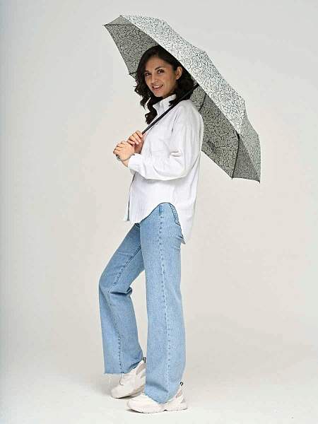 R348-4105 RosesGrey (Серые розы) Зонт женский автомат Fulton Fulton, Артикул: R348-4105 RosesGrey фото №1