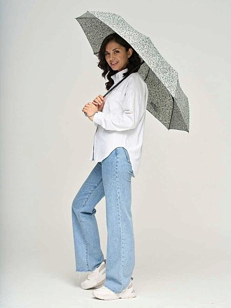 R348-4105 RosesGrey (Серые розы) Зонт женский автомат Fulton Fulton, Артикул: R348-4105 RosesGrey фото №1