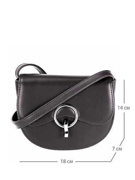 JS-L96542-04 черная сумка женская (кожа) Jane's Story Jane's Story, Артикул: JS-L96542-04 фото №1