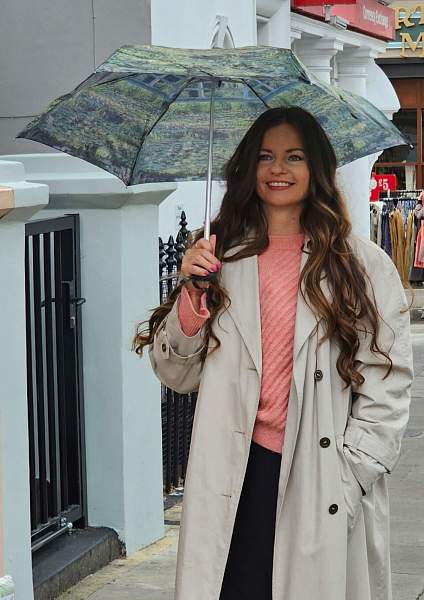 L794-2349 Monet (Пруд с лилиями,К.Моне) Зонт женский механика Fulton Fulton, Артикул: L794-2349 Monet фото №1