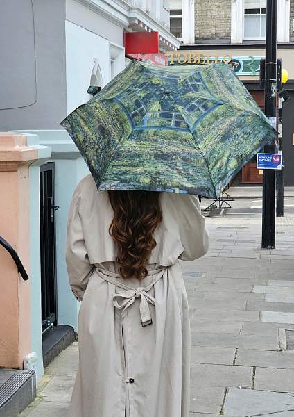 L794-2349 Monet (Пруд с лилиями,К.Моне) Зонт женский механика Fulton Fulton, Артикул: L794-2349 Monet фото №1