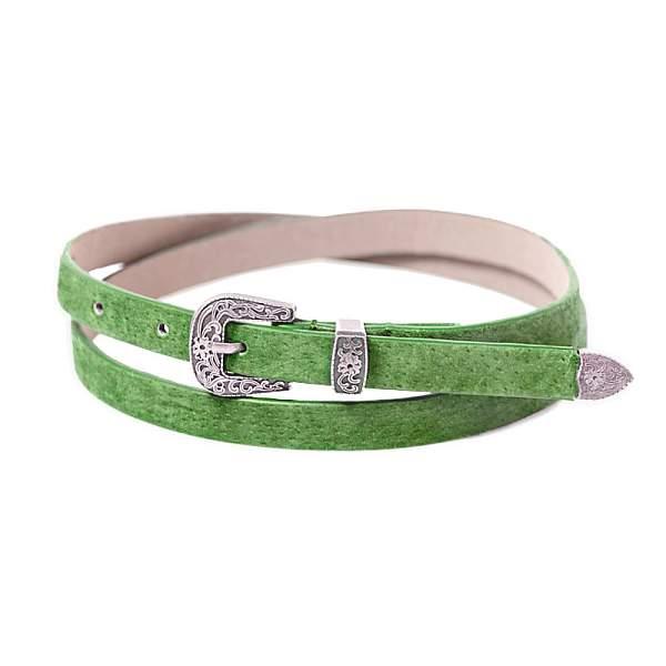 FB-1115 зеленый ремень (кожа) Fancy's bag Jane's Story, Артикул: FB-1115-65 зеленый фото №1