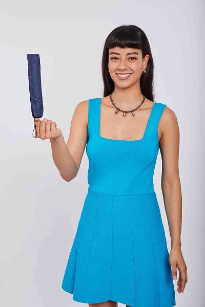 L891-033 Navy (Синий) Зонт женский механика Fulton Fulton, Артикул: L891-033 Navy фото №1