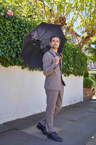 G894-01 Black (Черный) Зонт мужской трость Fulton Fulton, Артикул: G894-01 Black фото №1