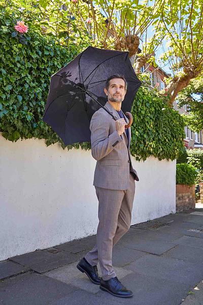 G894-01 Black (Черный) Зонт мужской трость Fulton Fulton, Артикул: G894-01 Black фото №1