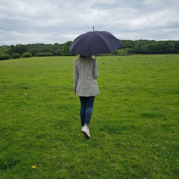 L893-01 Black (Черный) Зонт женский трость Fulton Fulton, Артикул: L893-01 Black фото №1