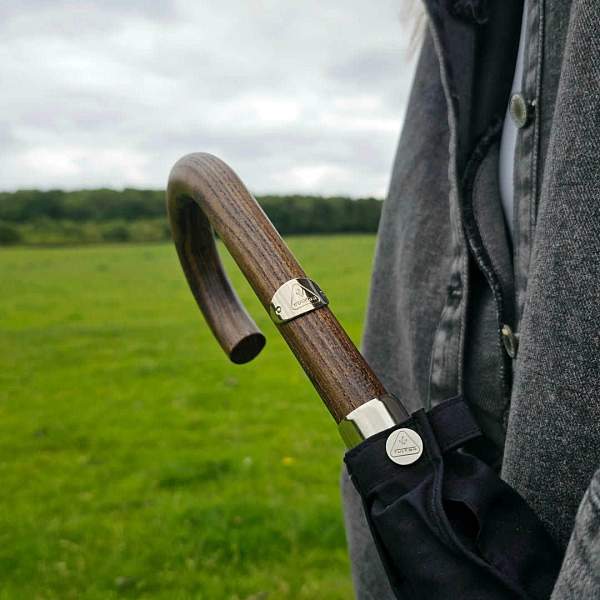 L893-01 Black (Черный) Зонт женский трость Fulton Fulton, Артикул: L893-01 Black фото №1