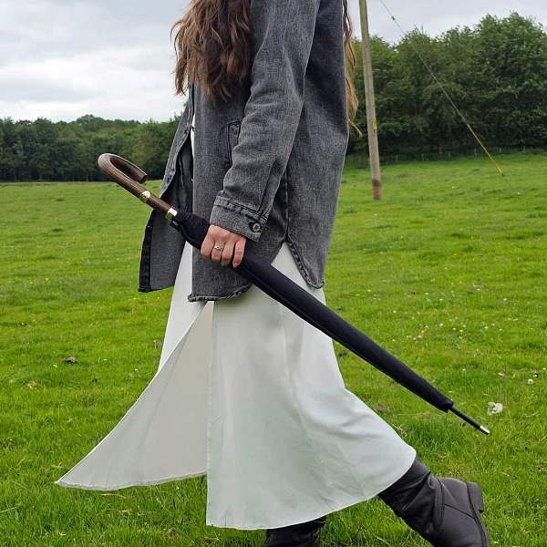 L893-01 Black (Черный) Зонт женский трость Fulton Fulton, Артикул: L893-01 Black фото №1