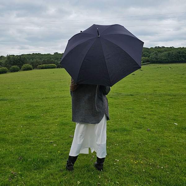 L893-01 Black (Черный) Зонт женский трость Fulton Fulton, Артикул: L893-01 Black фото №1