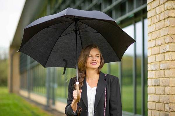 L893-01 Black (Черный) Зонт женский трость Fulton Fulton, Артикул: L893-01 Black фото №1