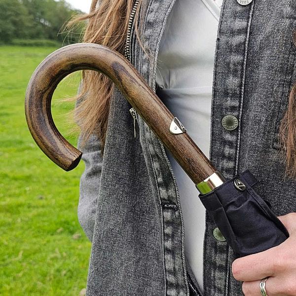 L893-01 Black (Черный) Зонт женский трость Fulton Fulton, Артикул: L893-01 Black фото №1