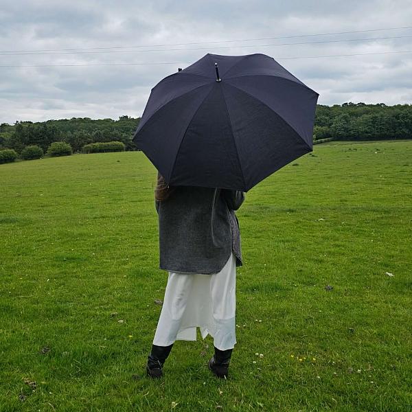 L893-01 Black (Черный) Зонт женский трость Fulton Fulton, Артикул: L893-01 Black фото №1