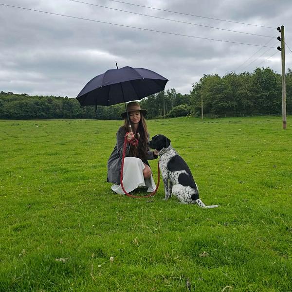 L893-01 Black (Черный) Зонт женский трость Fulton Fulton, Артикул: L893-01 Black фото №1