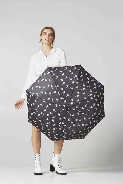 L354-4034 GreedyPiggy (Поросенок) Зонт женский механика Fulton Fulton, Артикул: L354-4034 GreedyPiggy фото №1