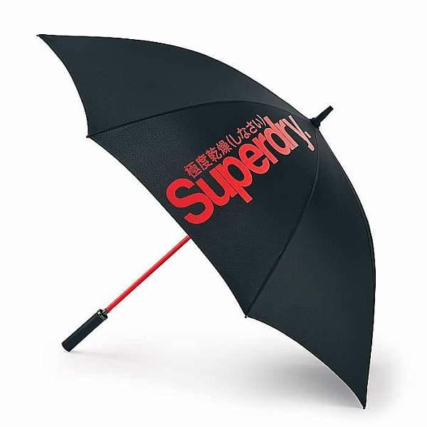 S889-01 BlackwithOrange (Черный с оранжевым) Зонт мужской гольфер Fulton Fulton, Артикул: S889-01 BlackwithOrange фото №1