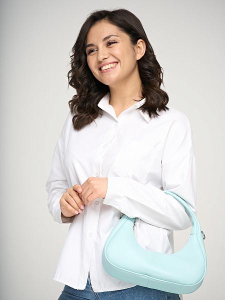 JS-96553-60 синяя сумка женская (кожа) Jane's Story Jane's Story, Артикул: JS-96553-60 фото №1