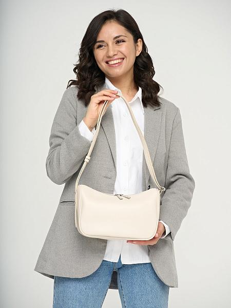 JS-96554-76 слоновая кость сумка женская (кожа) Jane's Story Jane's Story, Артикул: JS-96554-76 фото №1