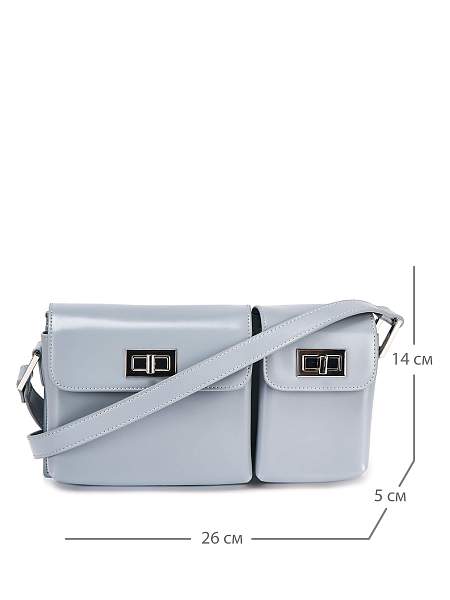 JS-96550-77 серая сумка женская (кожа) Jane's Story Jane's Story, Артикул: JS-96550-77 фото №1