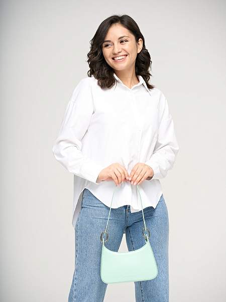 JS-96551-65 зеленая сумка женская (кожа) Jane's Story Jane's Story, Артикул: JS-96551-65 фото №1