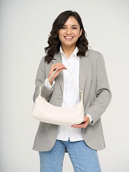 JS-180112-76 слоновая кость сумка женская (кожа) Jane's Story Jane's Story, Артикул: JS-180112-76 фото №1