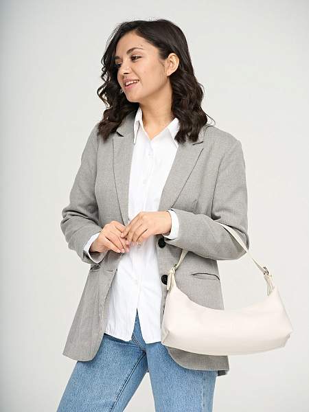 JS-180112-76 слоновая кость сумка женская (кожа) Jane's Story Jane's Story, Артикул: JS-180112-76 фото №1